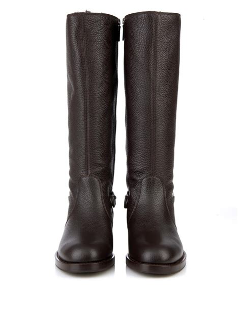 gucci brown riding boots|Gucci riding boots for women.